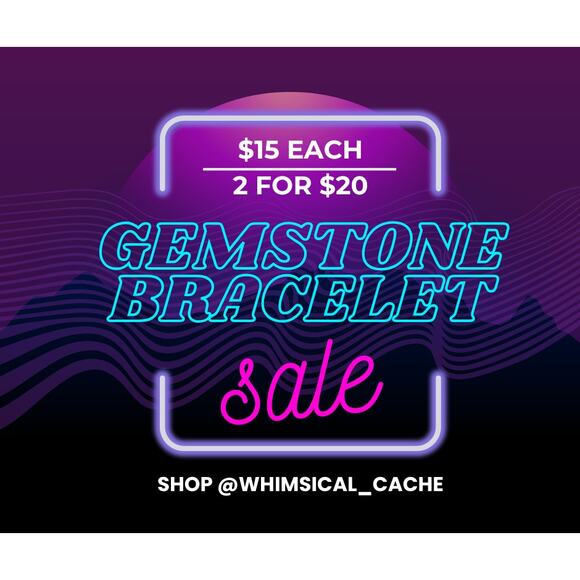 Purple Sugilite Jade Bracelet Artisan Made Stretch 8mm Gemstone Beaded Stack New - Picture 2 of 11